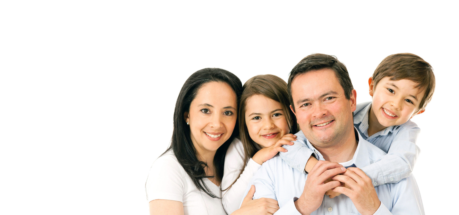 family smiling